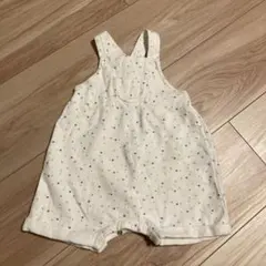 プチバトー　ロンパース　サロペット　星柄　新品未使用　6m 67