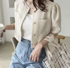 ツイードショートジャケット