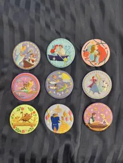 ディズニー刺繍缶バッジ　9種セット