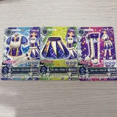 アイカツカード　氷上スミレ　ぷっちぐみ　ブルーパレード コーデ