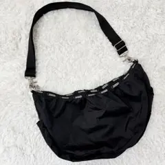 新品 未使用 レスポートサックオニキスグロメッツハーフムーン 