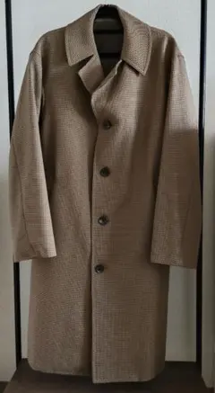 ◆4/14にて出品終了◆ジーユー GU バルマカーンコート チェック Sサイズ◆