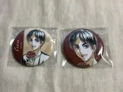 進撃の巨人 エレン flower shop ani-art 缶バッジ