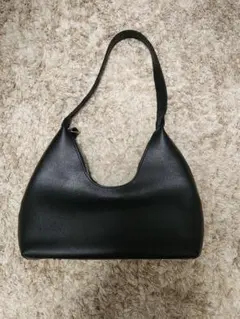 SHEIN ブラック ハンドバッグ 合成皮革 三日月