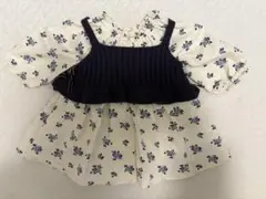 【petit main】 フラワープリント ワンピース