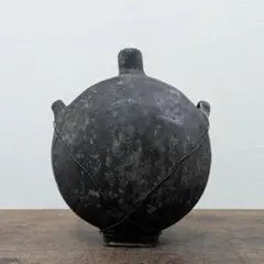 李朝　一閑張　扁壷　朝鮮美術　古美術　骨董 李朝 一閑張 扁壷 朝鮮美術 古美術 骨董 - メルカリ