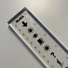 MoMA アクリル定規 20cm アイコンデザイン