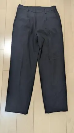 UNIQLO ブラック タックワイドパンツ S