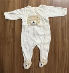 H&M クマデザインロンパース 1〜2ヵ月
