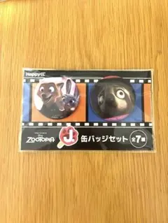 【新品】　ズートピア　キャラクター　バッジ