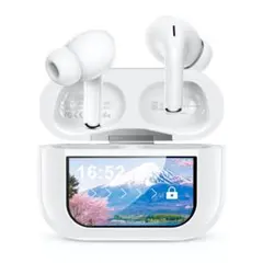 ワイヤレスイヤホン Bluetooth5.4 タッチスクリーン 48時間再生