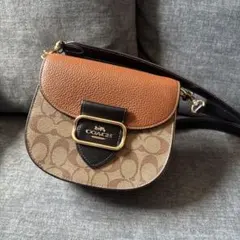 COACH ショルダーバッグ ブラウン/ベージュ