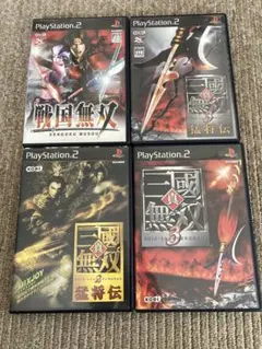 【PS2】そ-1 三國無双　戦国無双　セット　ソフト 猛将伝