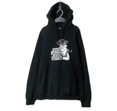 美品‼︎ THE BLACK EYE PATCH スウェットパーカー ロゴプリント