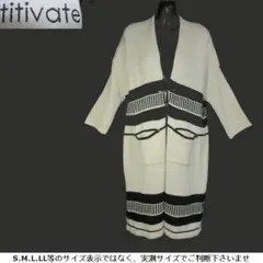 m21816・L・値下★titivate★ロングカーディガン羽織モノ