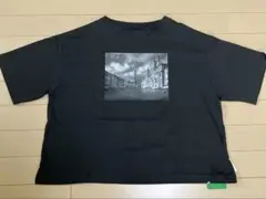 selectmoca フォトプリント 半袖Tシャツ チャコール Sのサムネイル