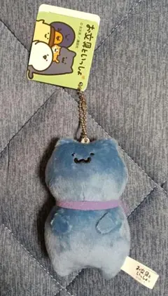 お文具といっしょ　ぬいぐるみチャーム　タグ付　新品　リボンマスコットキーチェーン