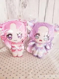 名探偵プリキュア！コロっとまんまる プリフェイスぬいぐるみ　2種セット