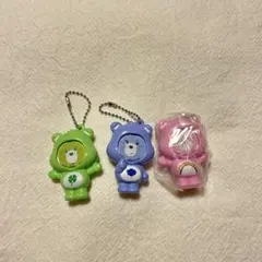 ケアベア フォトフレームマスコット 3個セット