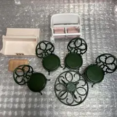 シルバニアファミリー ガーデンテーブル チェア 他