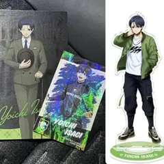 ブルーロックF賞 アクリルスタンド 潔世一 Jリーグ メタルポストカード