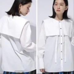 6(ROKU)◇V NECK PICO SHIRT - メルカリ