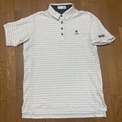 le coq sportif 幾何学模様 ポロシャツ Lサイズ