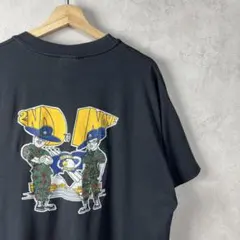 90s 00s USA古着 黒 Tシャツ XLサイズ ミリタリー vintage