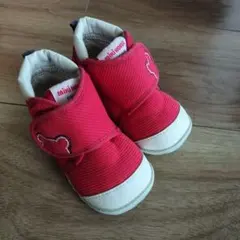 ミキハウス 赤 ベビーシューズ 12.5