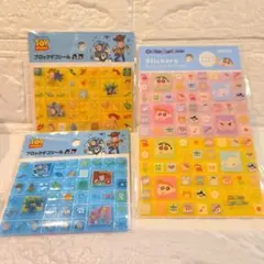 クレヨンしんちゃん　トイ・ストーリー　タイルシール　ブロックデコシール　セット