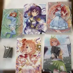五等分の花嫁 ご注文は 우사기 ですか？ スタンドパネル 5枚セットお値下げ