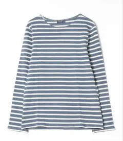 SAINT JAMES ストライプ 長袖Tシャツ ブルー