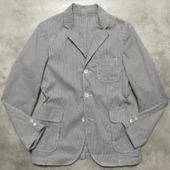 BEAMS+ ビームスプラス ジャケット シアサッカー 白 ストライプ Sサイズのサムネイル