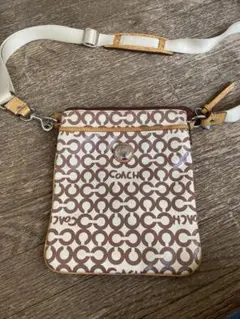 COACH ショルダーバッグ ベージュ/ブラウン