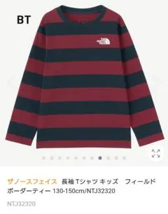 THE NORTH FACE ロングスリーブフィールドボーダーティー 150cm