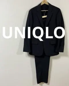 ユニクロ　UNIQLO　感動ジャケット & 感動パンツ　セットアップ　ネイビー