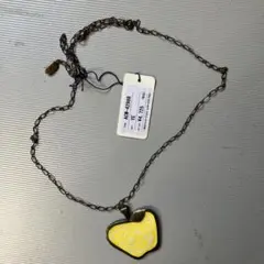 jAM アップル型イエローペンダントネックレス