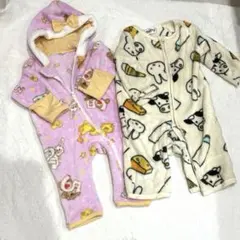 カバーオール　冬用　子ども服　バースデイ　ミッフィー