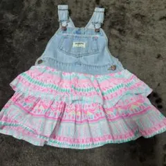 オシュコシュ B'gosh オーバーオール ドレス ガールズ 18M デニム