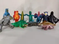 【当時物】ウルトラマン 怪獣ソフビ 11体セット