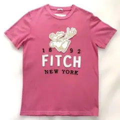 Abercrombie & Fitch（アバクロ）のピンクTシャツのサムネイル
