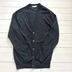 CLOSSHI カーディガン Mサイズ ダークグレー 事務服のサムネイル