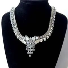 未使用保管品】ジョルジオアルマーニ ビーズ ロングネックレス タグ 