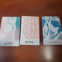 ❤️おまけ付き❤ブルー KITTA 付箋 シール カミオジャパン 手帳デコ