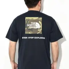 ノースフェイス 迷彩プリント Tシャツ 男女兼用 M カモフラ