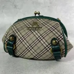 【良品】BURBERRY BLUE LABEL ノバチェック ハンドバッグポーチ