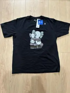 UNIQLO KAWS UT グラフィックTシャツ ブラック XL