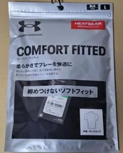 アンダーアーマー ヒートギア 半袖モックネック メンズL
