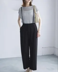 ワイドパンツ オーバーオール