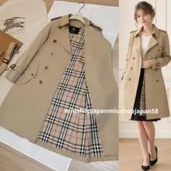 本物上質●36サイズ　バーバリー　BURBERRY　トレンチコート　ハニーのサムネイル
